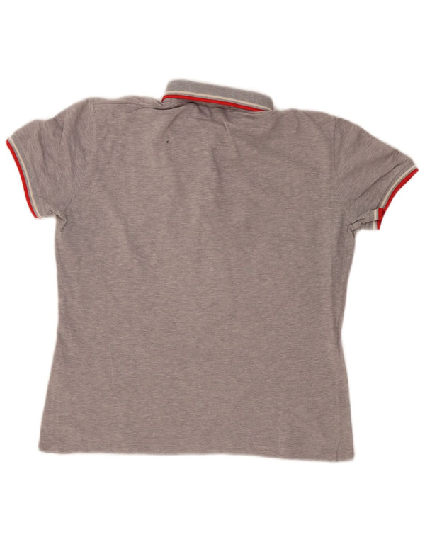 Fred Perry Polo Femme UK 20 2XL Gris Moucheté Coton