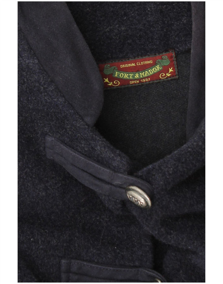 Fort & Madox Manteau Poncho Femme UK 40 Large Bleu Marine