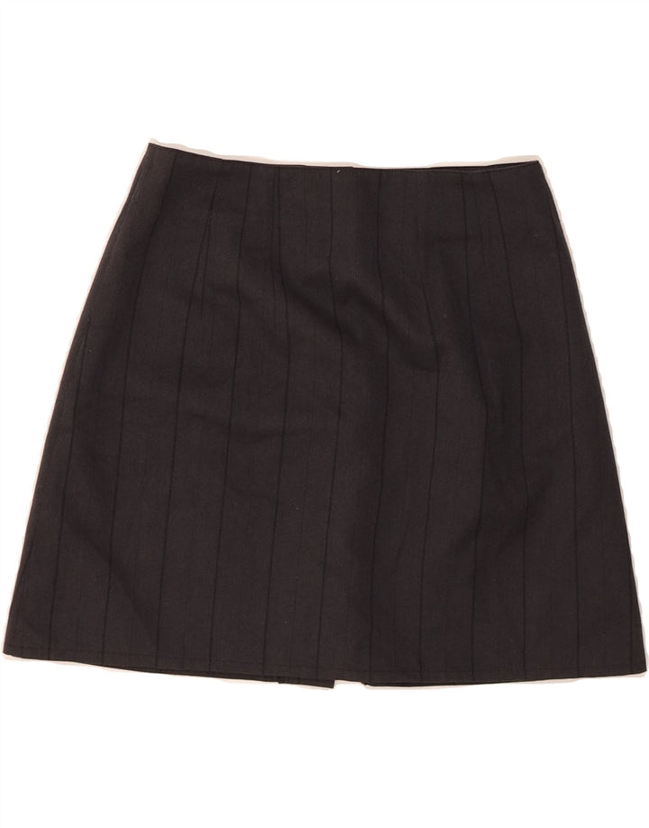 PIMKIE Womens A-Line Skirt IT 42 Medium W26 Grey Polyester Vintage Pimkie and Second-Hand Pimkie from Messina Hembry 