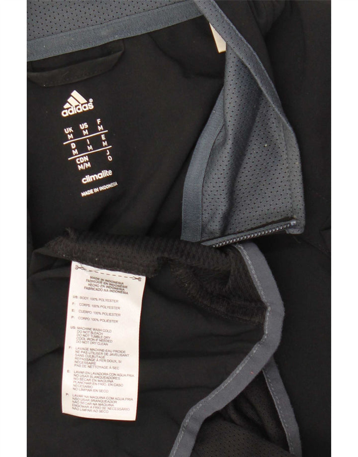 Adidas Veste de survêtement Climalite pour homme Noir moyen Polyester