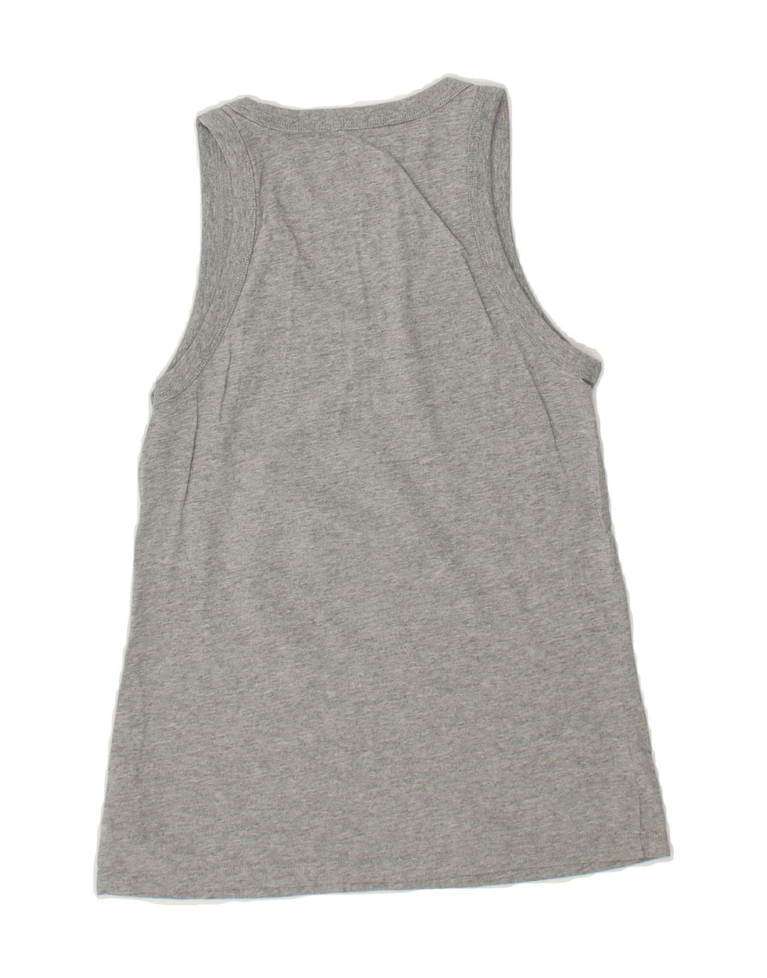 CONVERSE Womens Graphic Vest Top UK 4 XS Grey Cotton Vintage Converse and Second-Hand Converse from Messina Hembry 