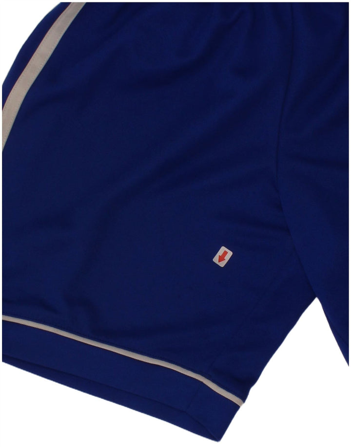 Short de sport Adidas Garçon Climalite 9-10 ans Bleu Polyester