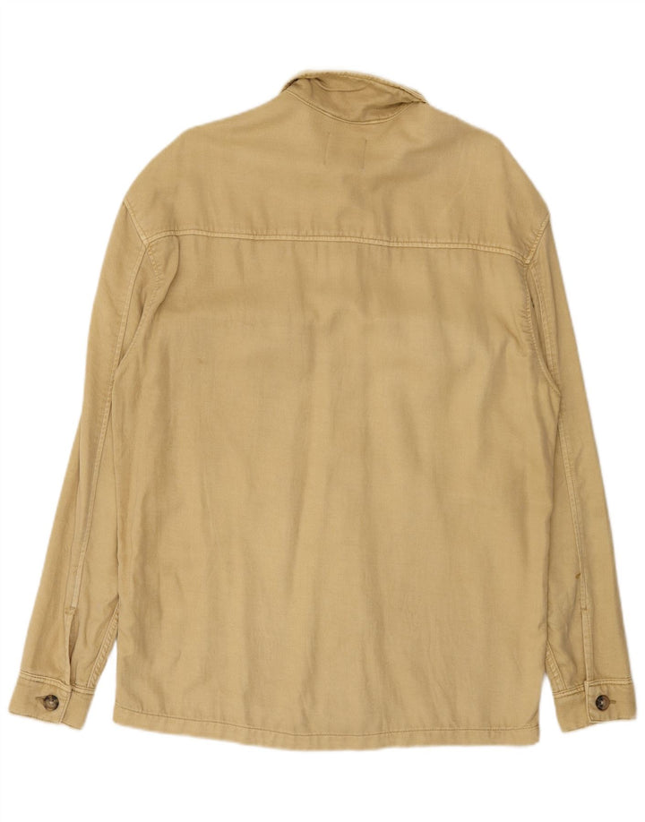 Zara Veste utilitaire pour homme UK 36 Petit Lyocell Beige