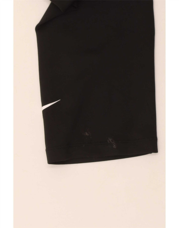 Nike Legging Capri Dri Fit pour femme UK 10 Petit Noir Polyester