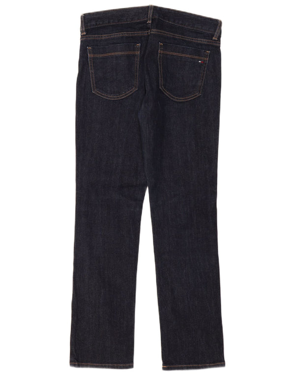 Tommy Hilfiger Jean droit pour femme US 6 Medium W32 L30 Bleu marine