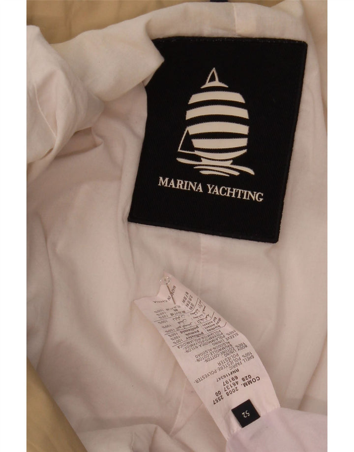Marina Yachting Veste utilitaire à capuche pour femme IT 52 2XL Beige Polyester