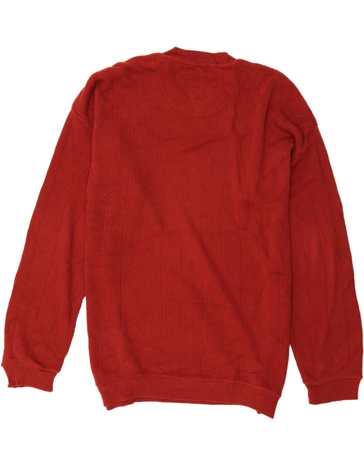 IZOD Mens Crew Neck Jumper Sweater 2XL Red Cotton Vintage Izod and Second-Hand Izod from Messina Hembry 