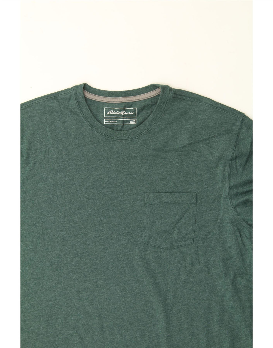 EDDIE BAUER Mens T-Shirt Large Green Cotton Vintage Eddie Bauer and Second-Hand Eddie Bauer from Messina Hembry 