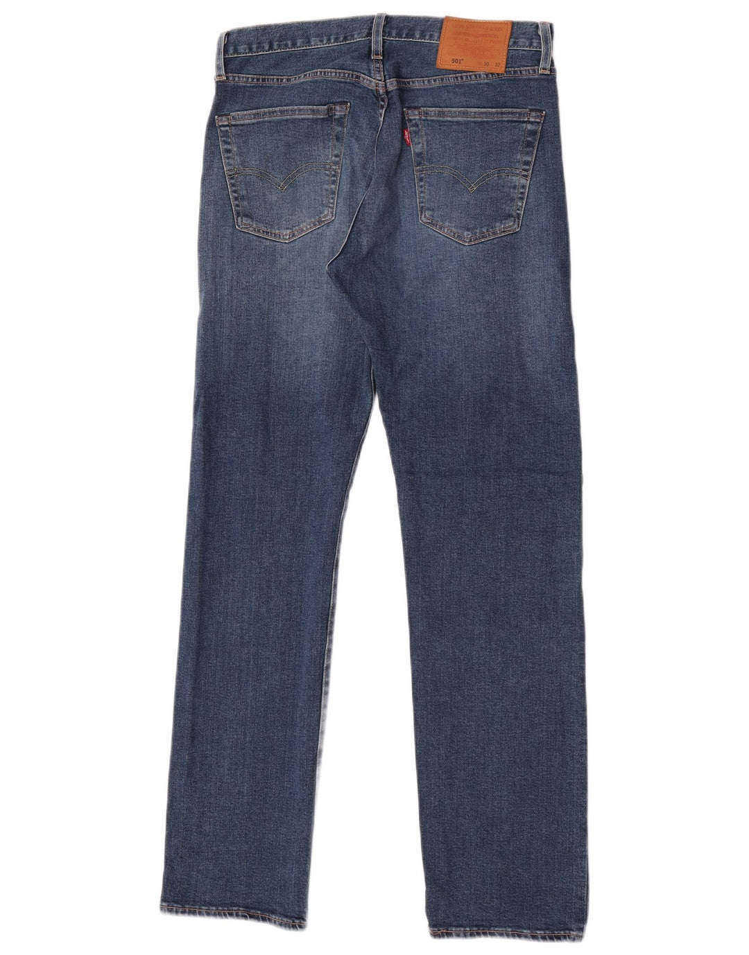 LEVI'S Jean Droit 501 Homme W30 L32 Bleu Coton