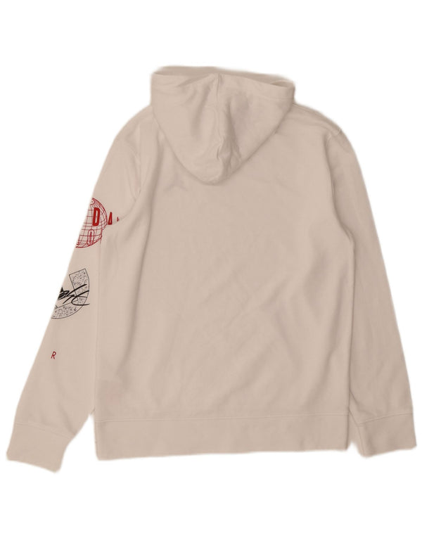 Nike Pull à capuche graphique pour garçon 13-14 ans XL Blanc Coton