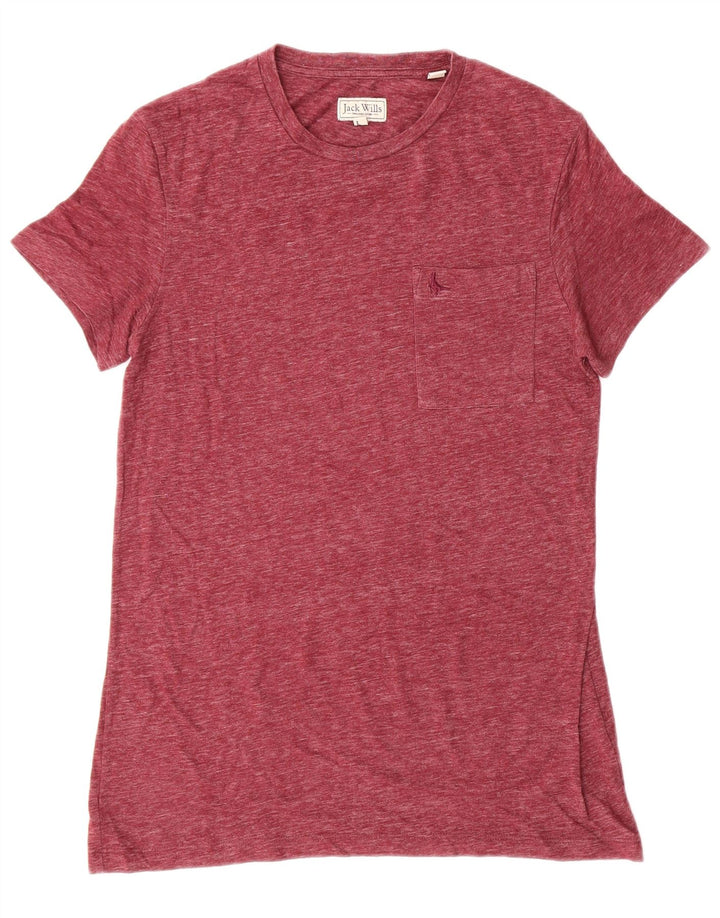 JACK WILLS T-Shirt Homme XS Coton Bordeaux