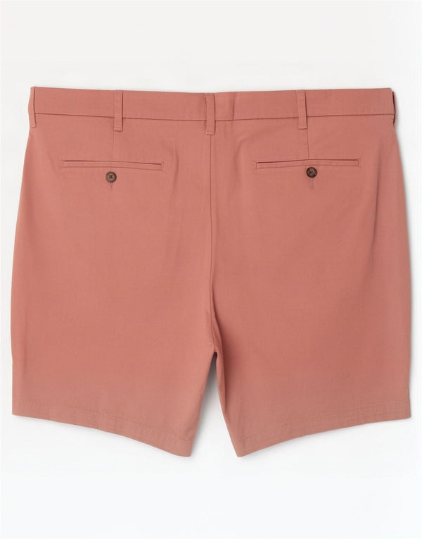Marks & Spencer Short Chino Coupe Regular Homme W40 XL Coton Rose