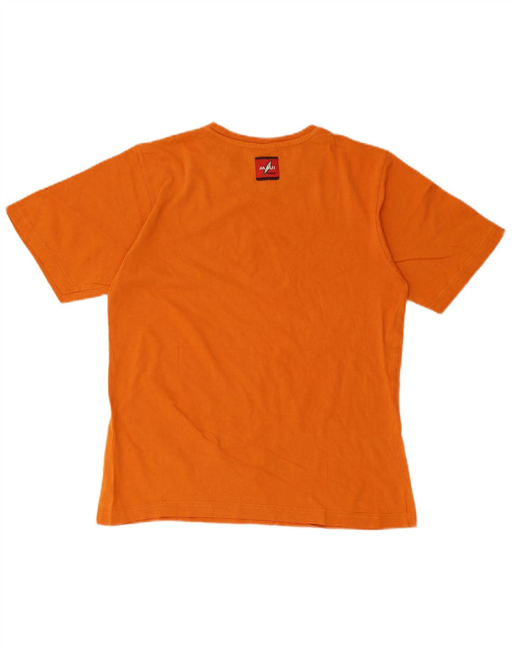 Maui and Sons T-shirt graphique pour femme UK 10 Petit coton orange