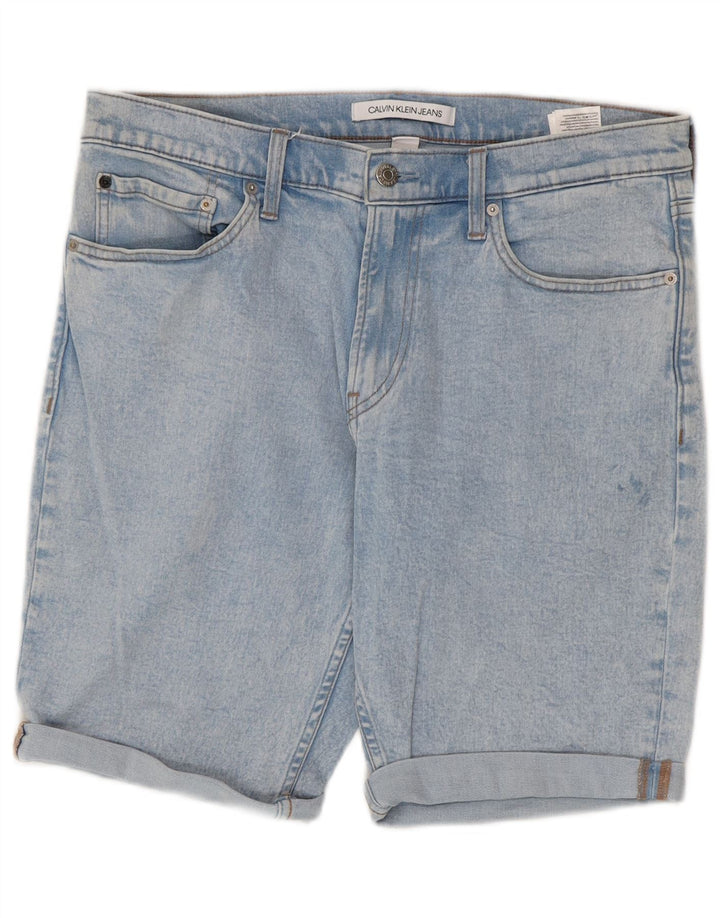 Calvin Klein Short en jean W33 pour homme en coton bleu moyen