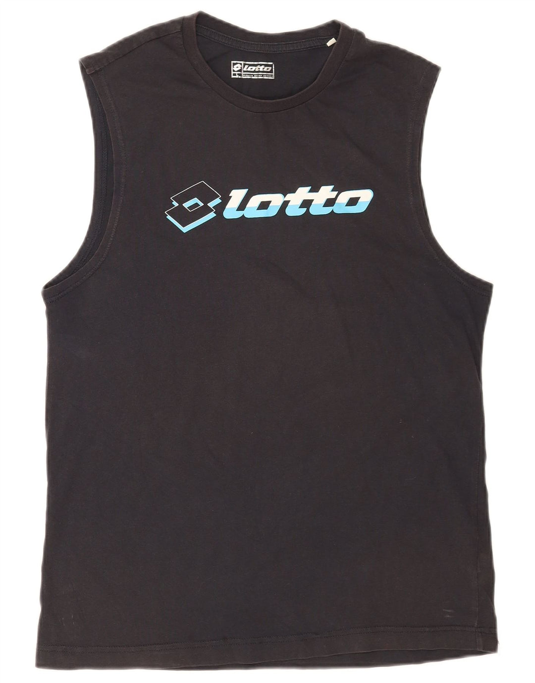Lotto Débardeur Graphique Homme Grand Noir Coton