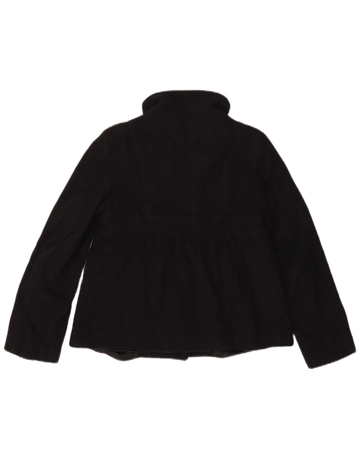 Benetton Caban Femme IT 42 Laine Noir Moyen
