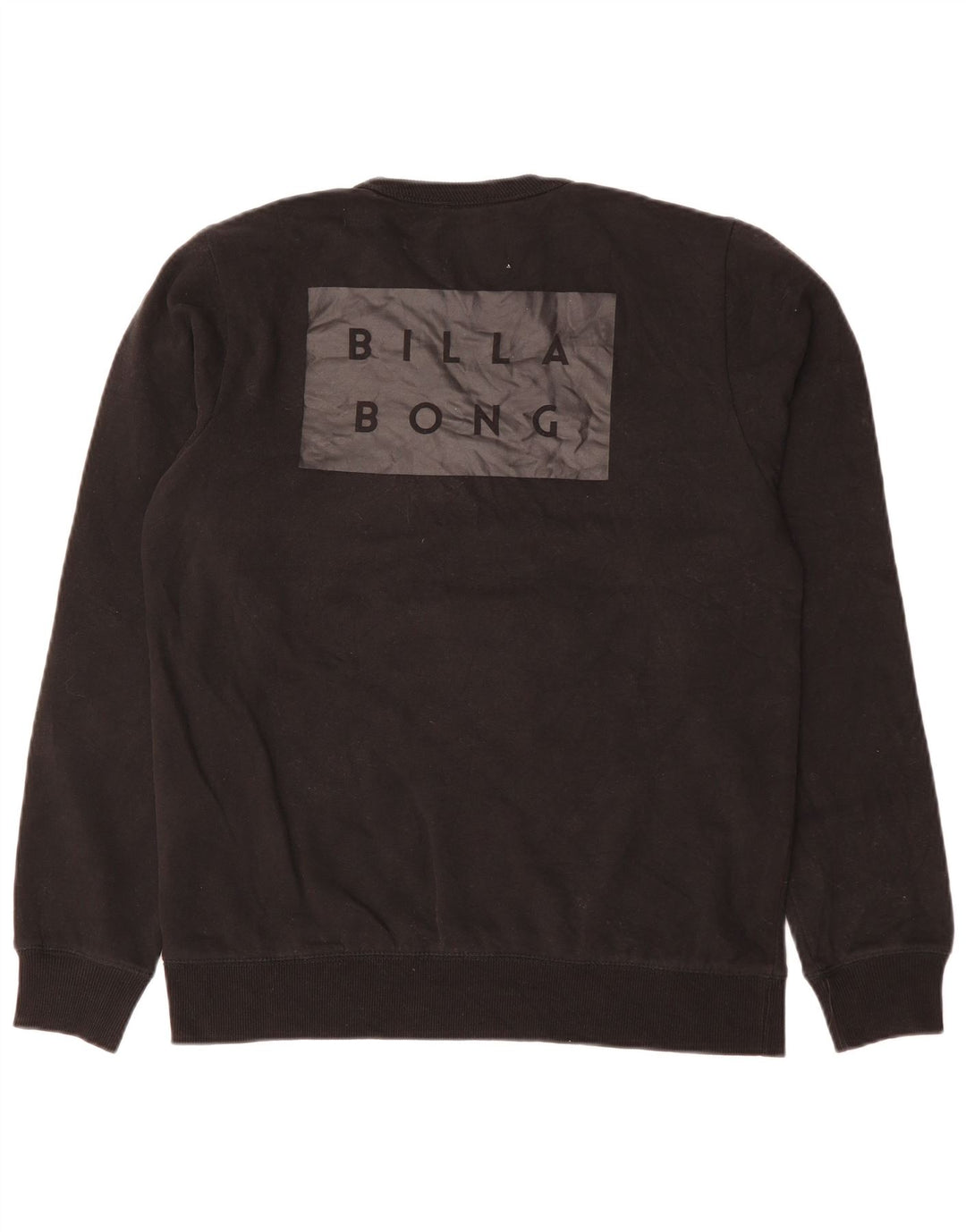 Billabong Mens Core Fit Graphic Sweatshirt Jumper Grand Noir Coton