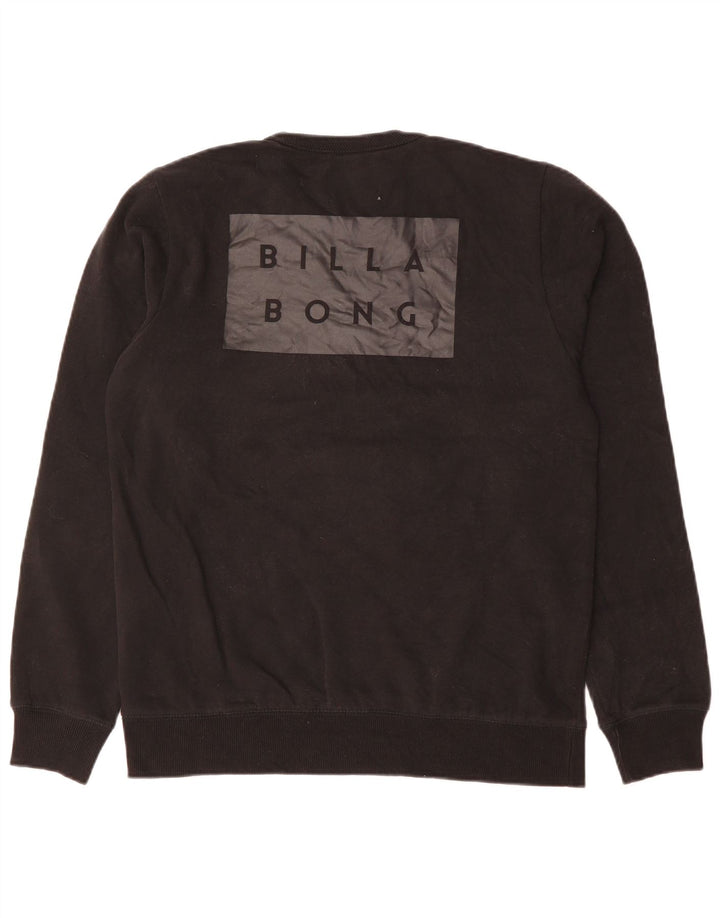 Billabong Mens Core Fit Graphic Sweatshirt Jumper Grand Noir Coton