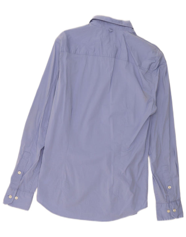 Tommy Hilfiger Chemise Slim Fit Homme Bleu Moyen Coton