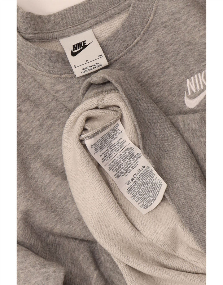 Nike Sweat-shirt pour homme en coton gris Taille S