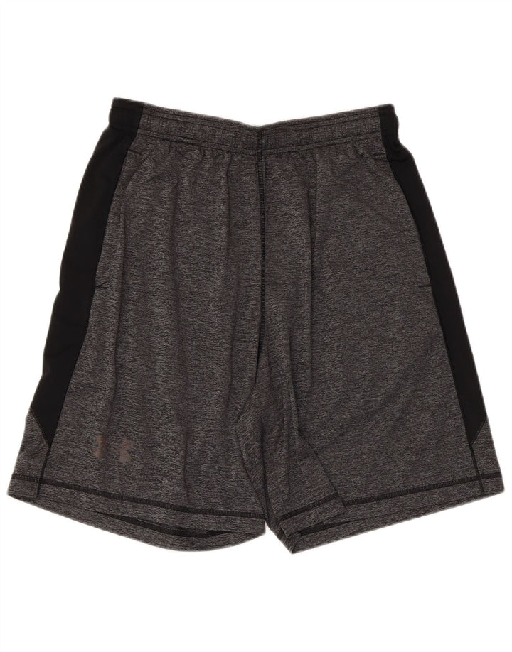 UNDER ARMOUR Short de Sport Heat Gear Homme Gris Moyen Colourblock