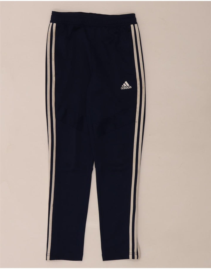 Pantalon de survêtement Adidas garçon 11-12 ans bleu marine polyester