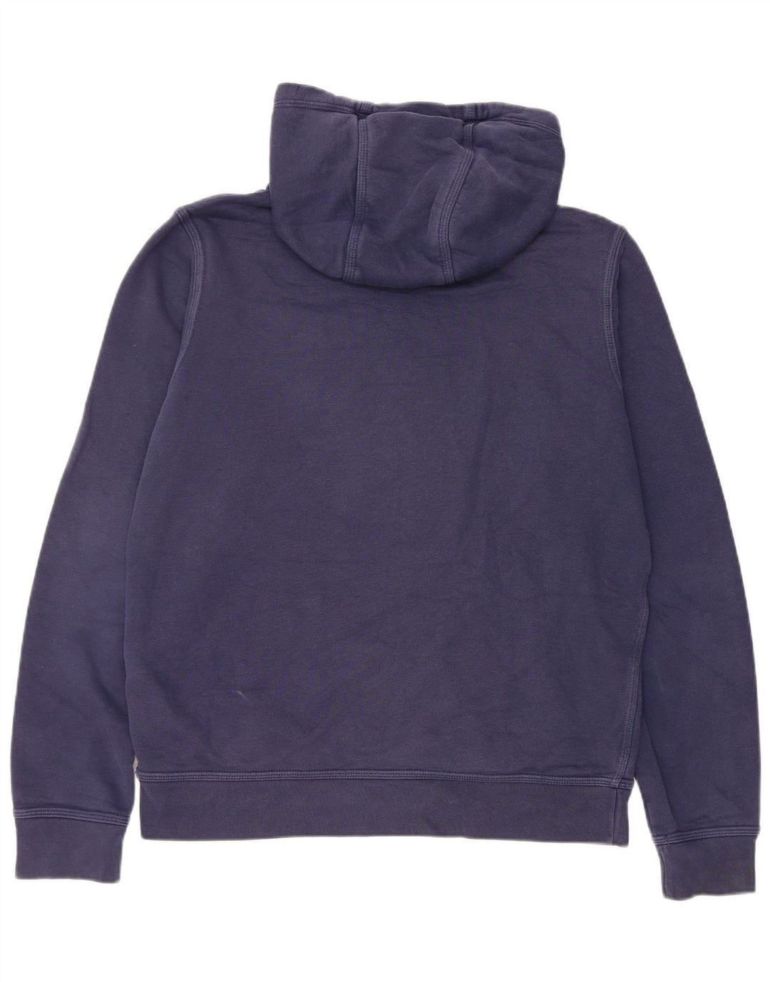 NIKE Mens Hoodie Jumper Medium Navy Blue Cotton
