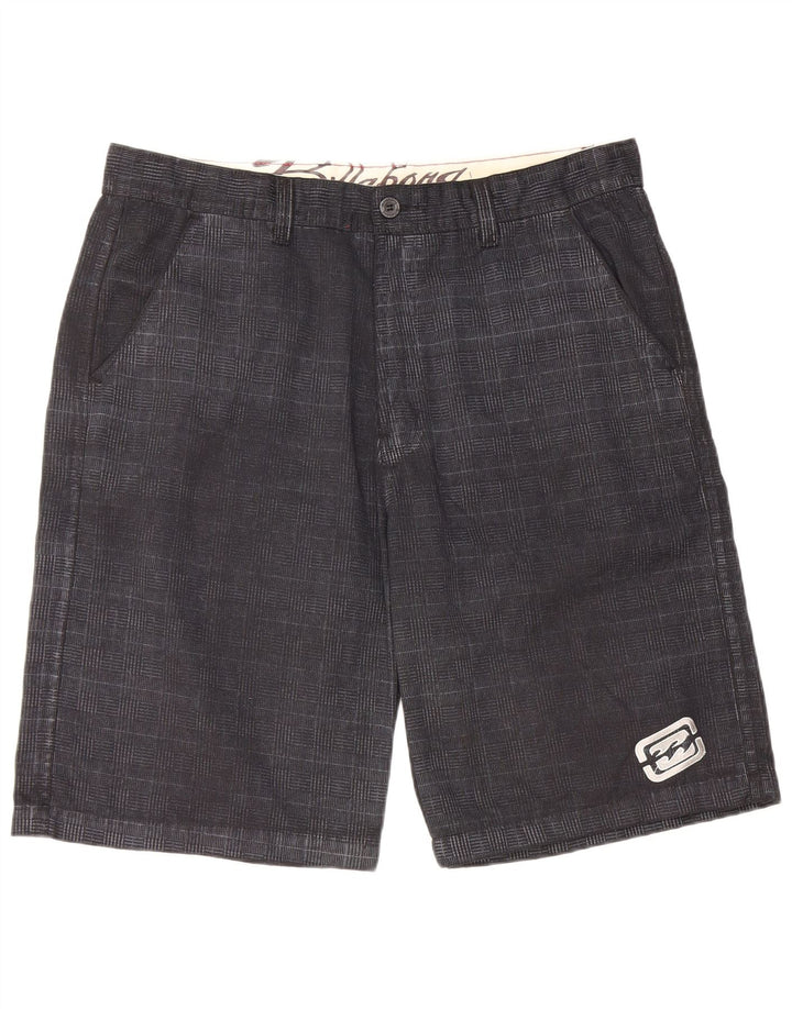 Billabong Short Chino Homme W40 XL Noir à Carreaux Coton