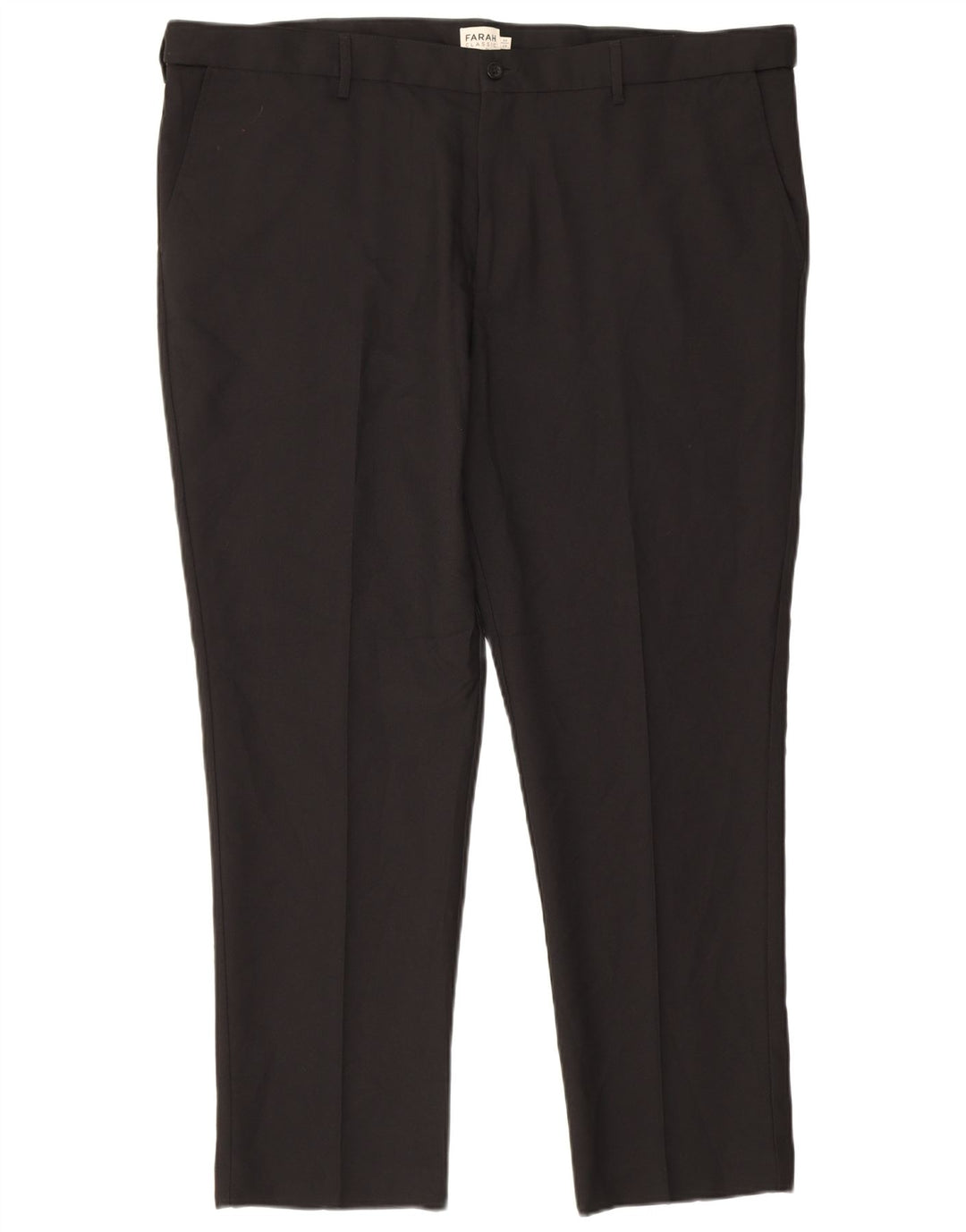 Farah Pantalon Chino Slim Classique Homme W44 L29 Noir Polyester