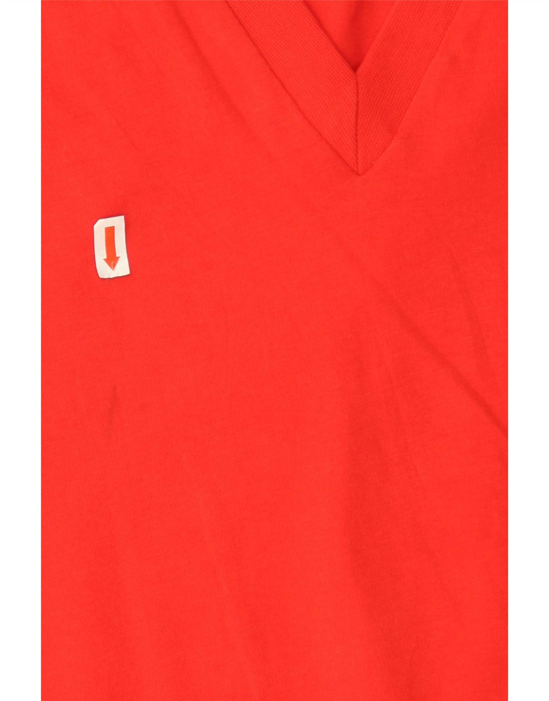 Zara T-shirt surdimensionné pour femme UK 10 Petit coton rouge