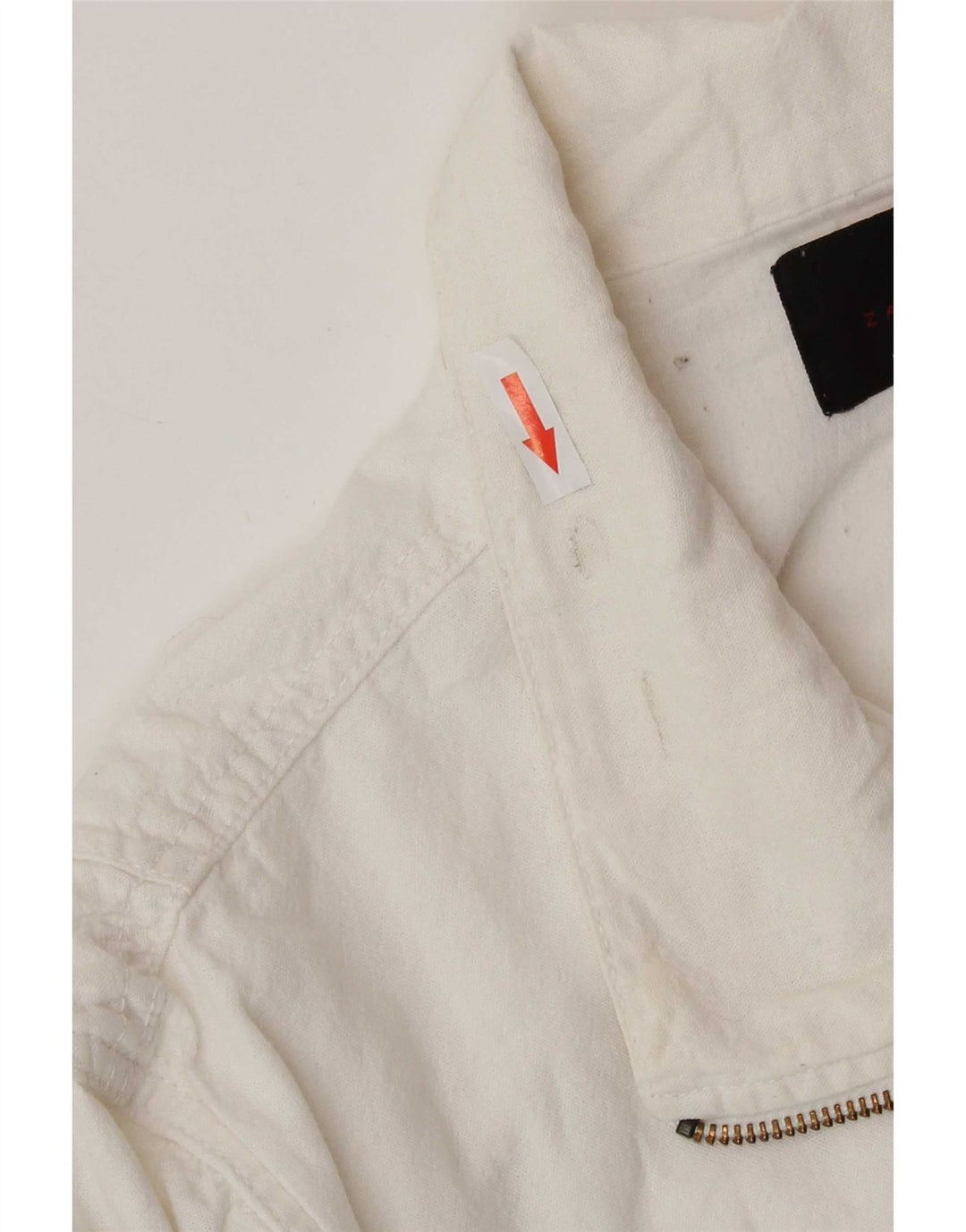 Zara Veste utilitaire pour homme UK 42 XL Blanc Polyester