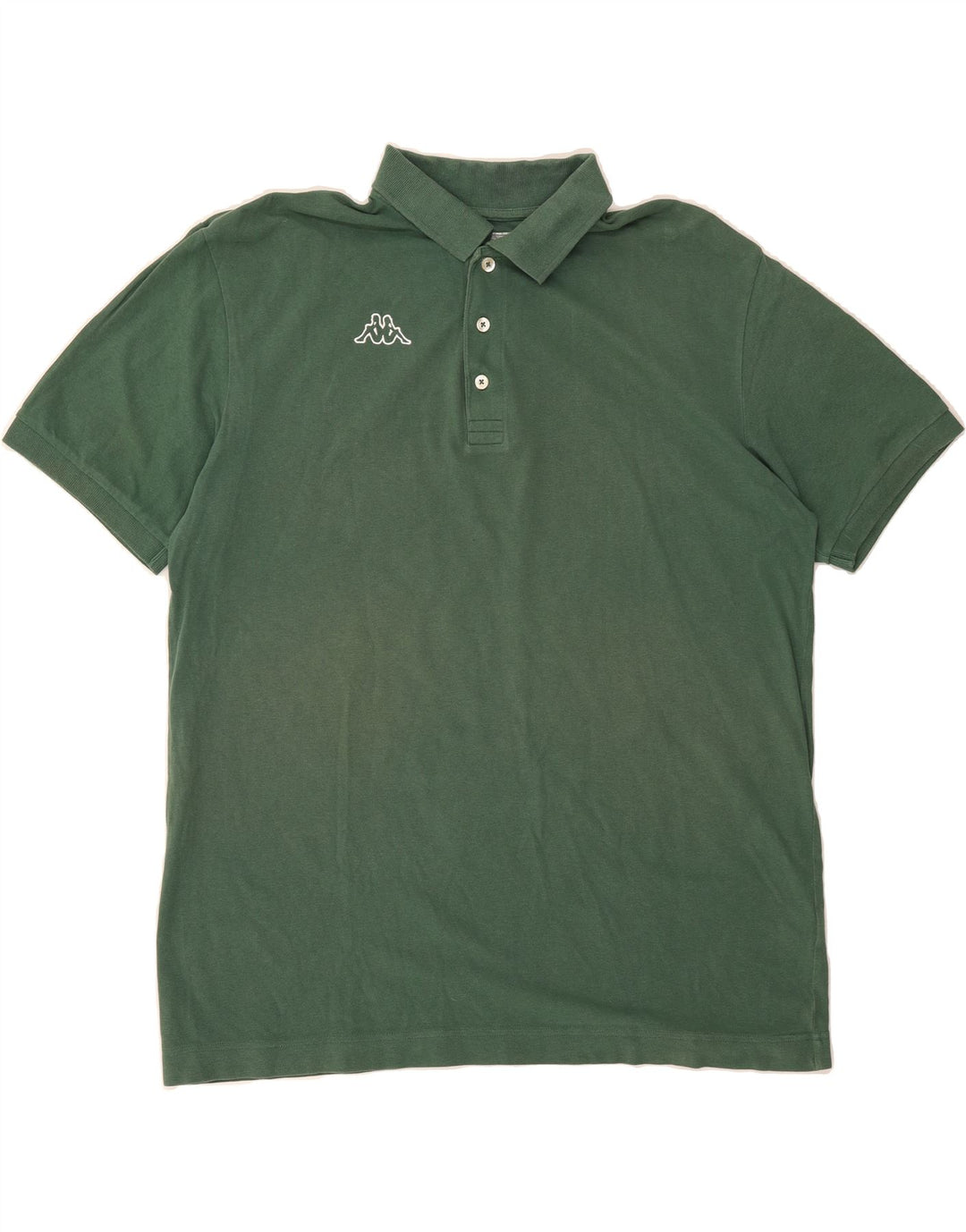 KAPPA Mens Polo Shirt 2XL Green Cotton Vintage Kappa and Second-Hand Kappa from Messina Hembry 