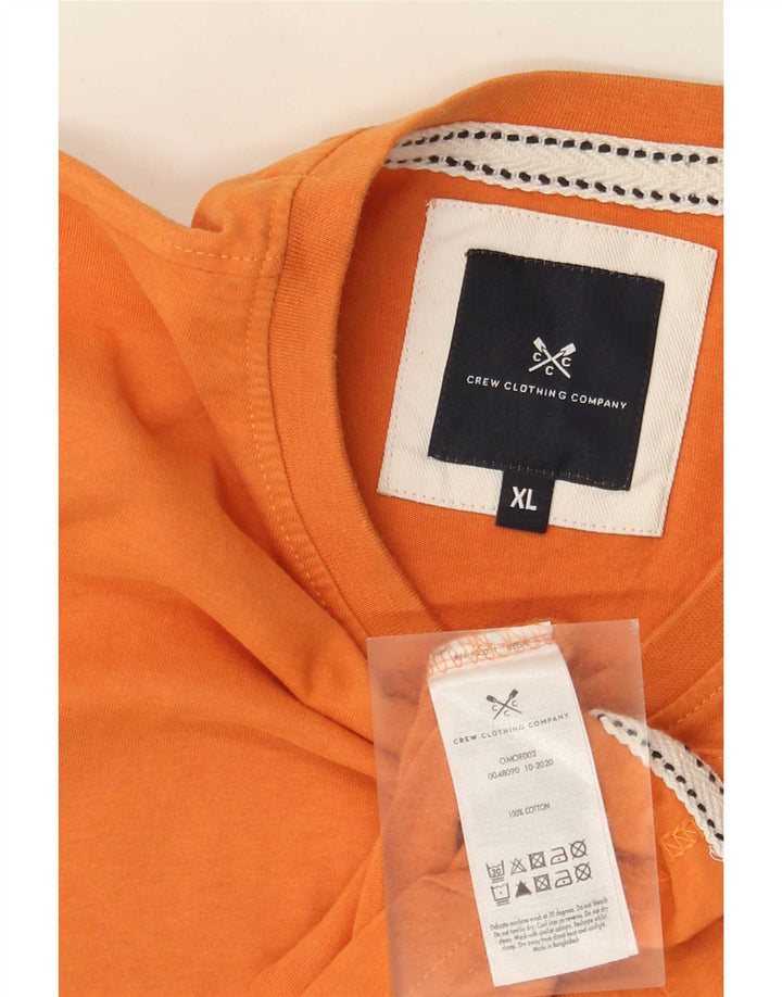 J. Crew T-Shirt Homme Top XL Orange Coton