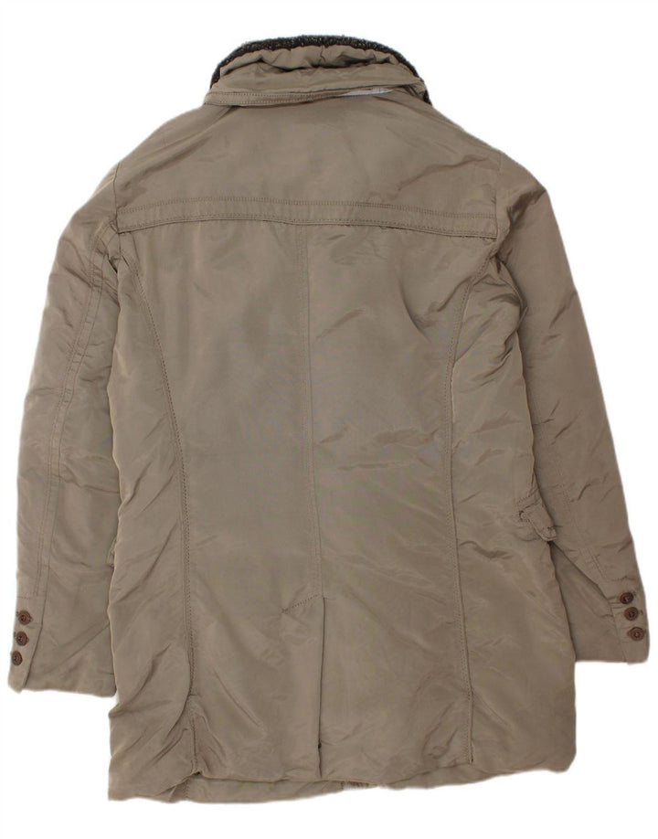 PEUTEREY Mens Padded Coat IT 50 Large Grey Polyamide