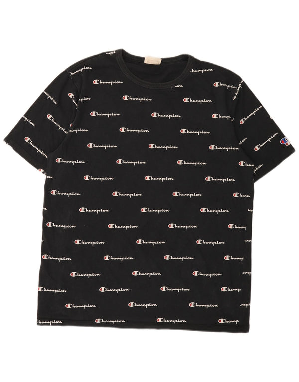CHAMPION T-Shirt Graphique Reverse Weave Homme Noir XL