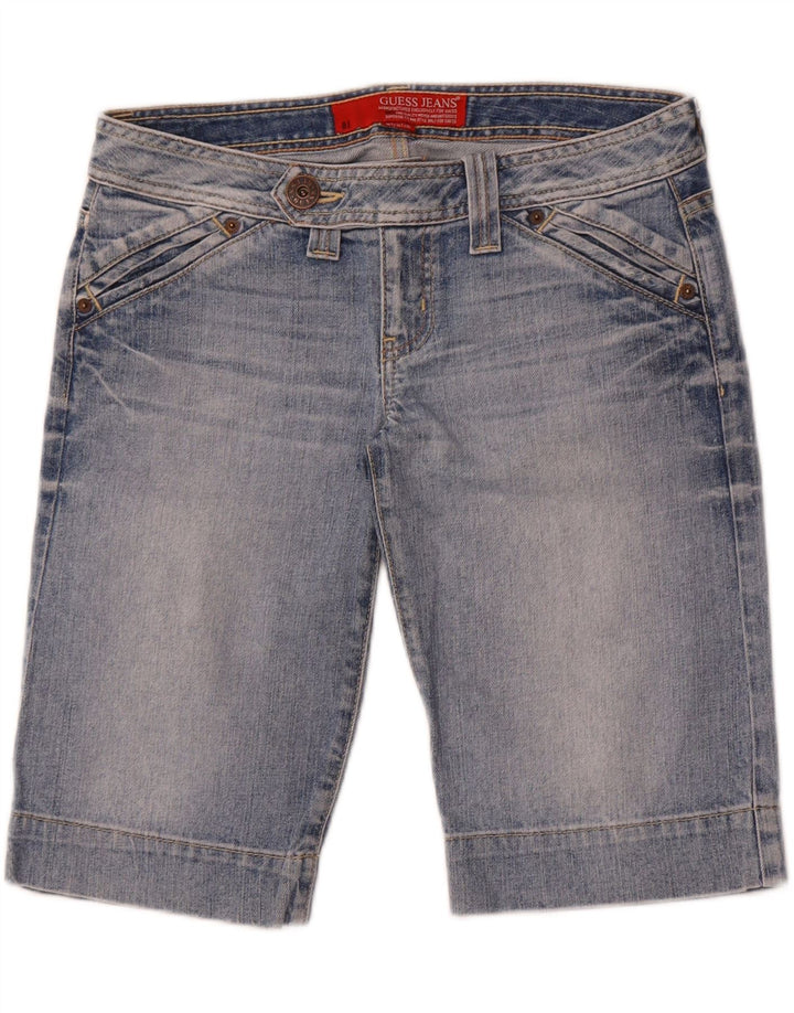 Guess Short en Jean Femme W27 Petit Bleu Coton