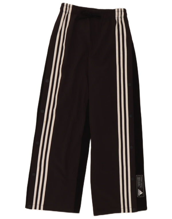 Adidas Pantalon de survêtement large pour femme UK 4/6 XS Noir Polyester