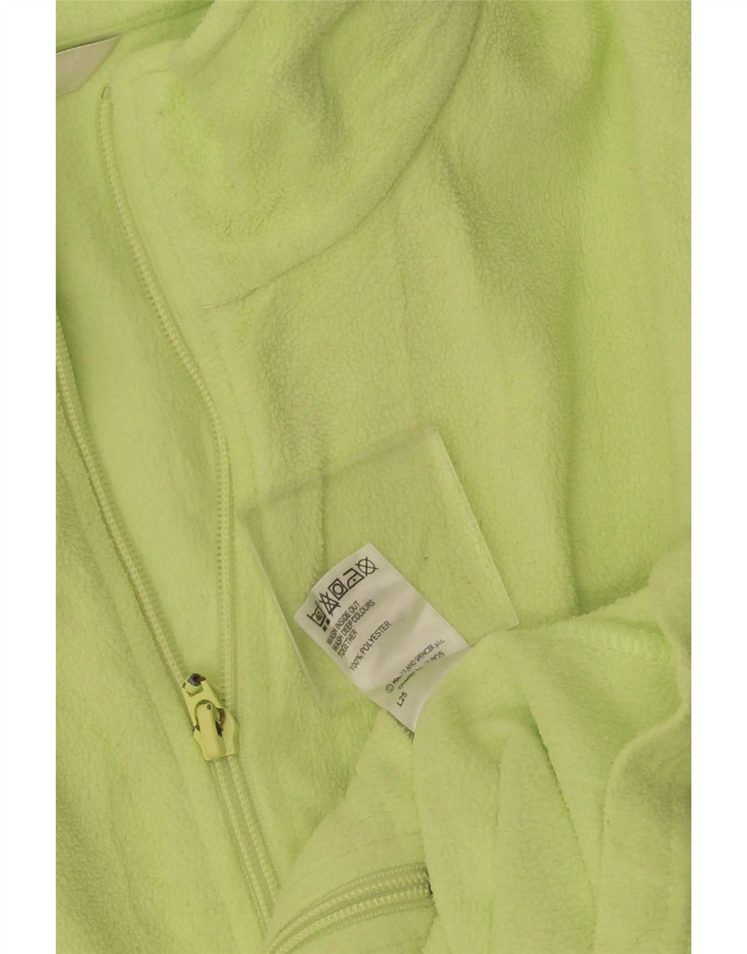 Marks & Spencer Veste polaire pour femme UK 20 2XL Vert Polyester