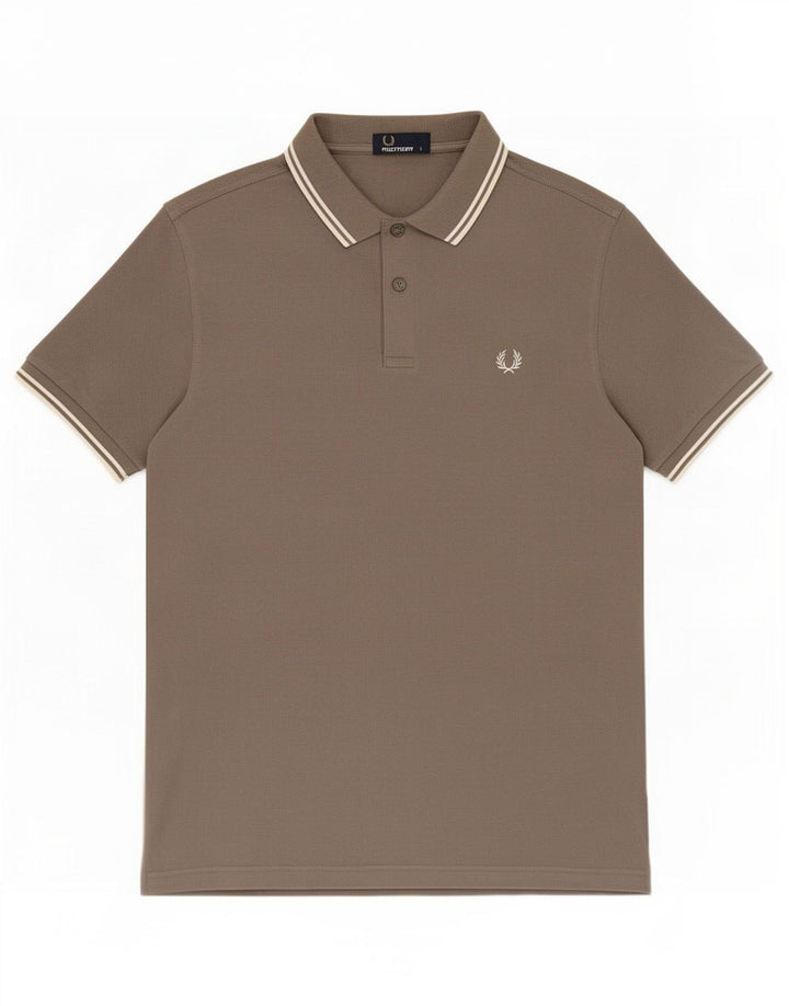 Fred Perry Polo Homme Grand Gris Coton