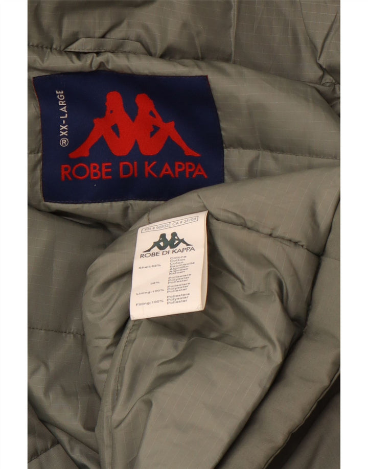 KAPPA Veste matelassée homme UK 44 2XL Vert Coton