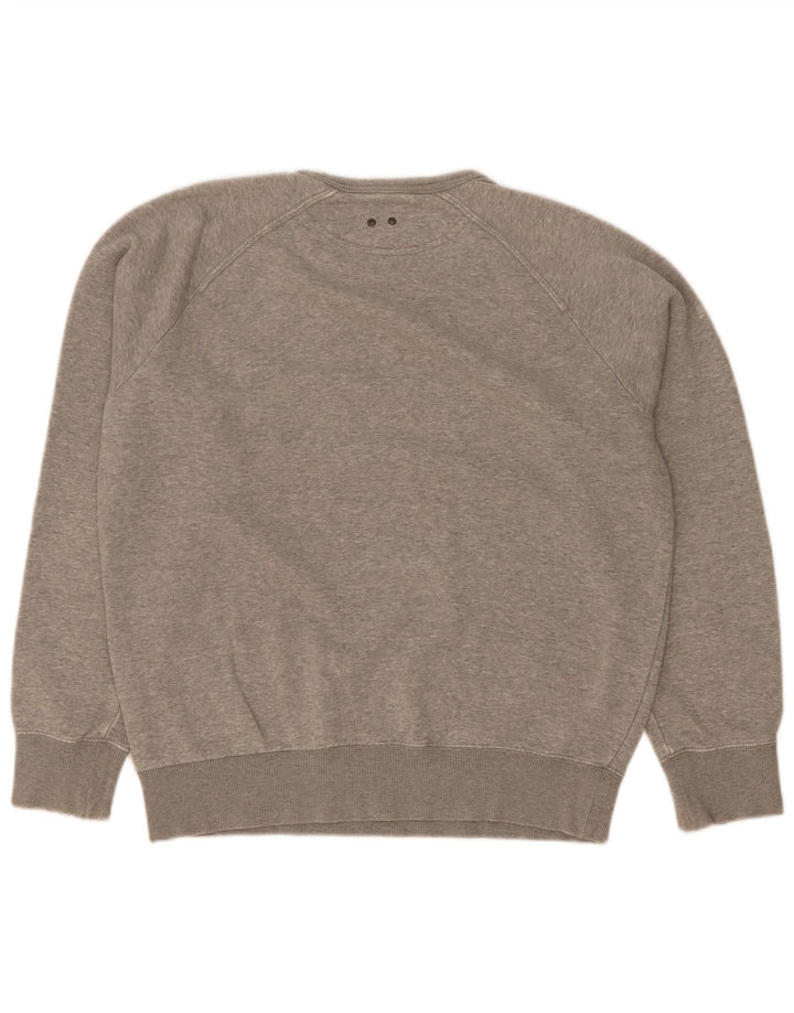 Converse Sweat-shirt graphique pour femme UK 14 Gris moyen Coton