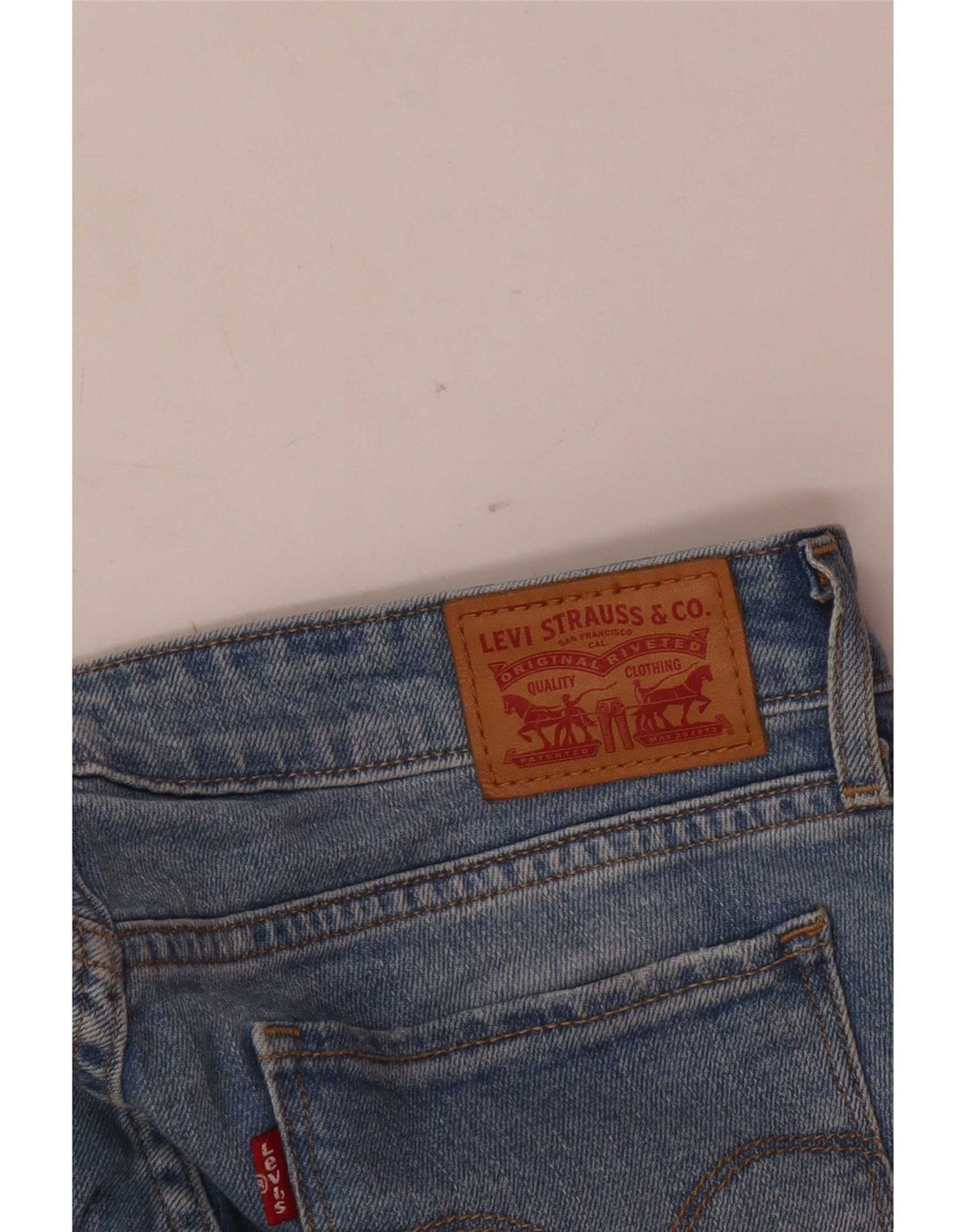 Levi's Jean Slim 711 Femme Bleu W27 L28 Coton