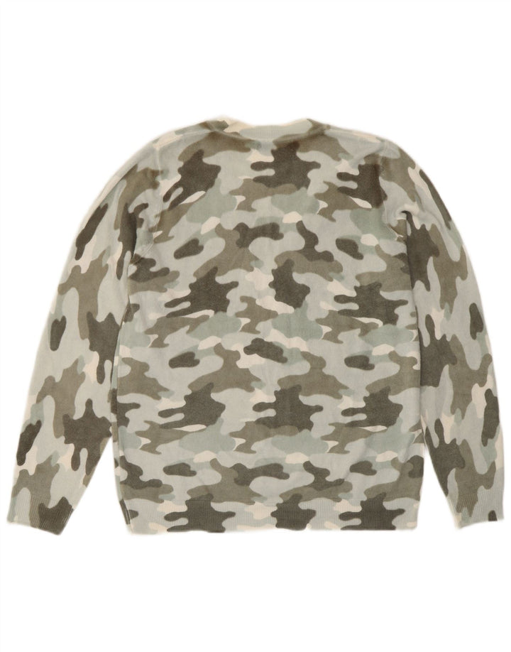 Marks & Spencer Pull col V pour femme UK 14 Medium Multicolore