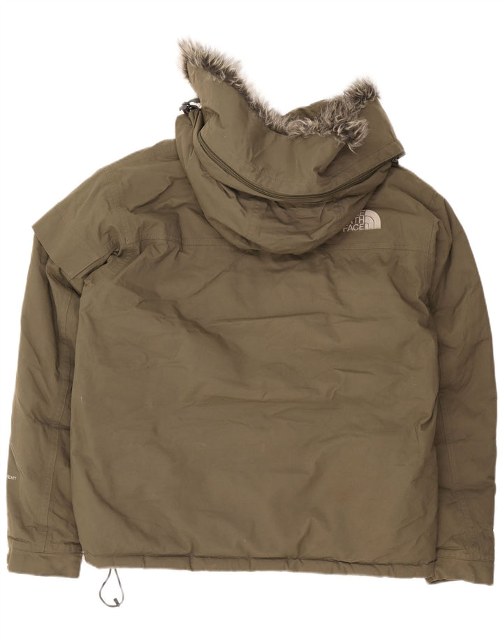 The North Face Veste rembourrée à capuche pour homme UK 38 Medium Khaki Nylon