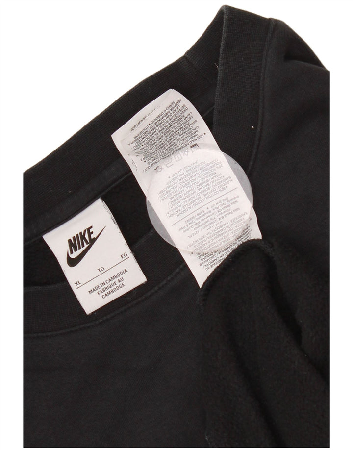 Nike Sweat-shirt graphique pour homme XL en coton noir