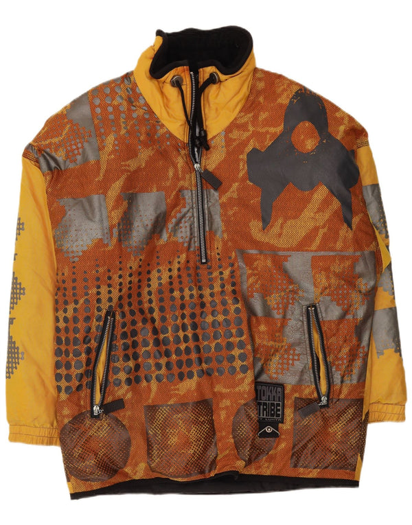 Tokka Tribe Veste coupe-vent pour homme UK 38 Jaune moyen géométrique