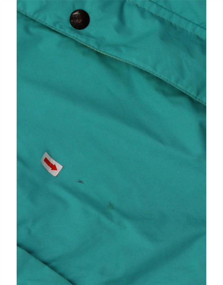 BAILO Veste de Pluie Coupe Ample pour Homme IT 46 Petit Bleu Colorblock Polyester