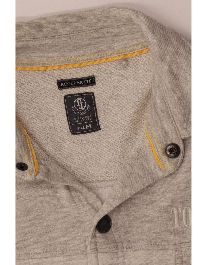 Tom Tompson Chemise Homme Gris Moyen