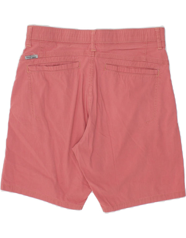 WRANGLER Mens Chino Shorts W32 Medium Pink Cotton