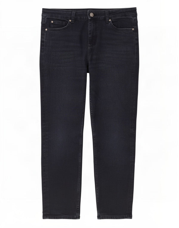 Marks & Spencer Jean slim pour femme UK 14 Large W32 L26 Bleu marine Coton